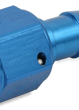 Earl's 700111 Super Stock Blue and Red Anodized Aluminum -10AN Straight Push-on Hose End