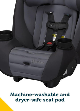 Safety 1st Ellaris 3-in-1 Convertible Car Seat, Slim Fit Design, Rear & Forward-Facing, 5-Position Headrest, Travel-Friendly with Machine-Washable Seat Pad, London Blue