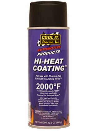 Thermo Tec 12001 Black High Heat Coating 12 oz