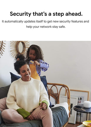 Google Nest Wifi Router AC2200 Mesh System 1-Pack Covers Up to 2200 Sq Ft