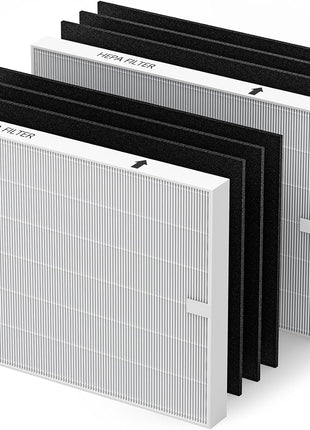 AP 1512HH Air Purifier Replacement Filter Set for Coway Airmega AP 1512HH and and Airmega 200M air Purifier, 2 HEPA and 6 Carbon Filters, Compared to Part #3304899