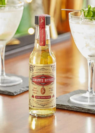 Scrappy's Bitters - Fire Tincture, 5 oz - Organic Ingredients, Finest Herbs & Zests, No Extracts, Artificial Flavors, Chemicals or Dyes. Made in the USA!