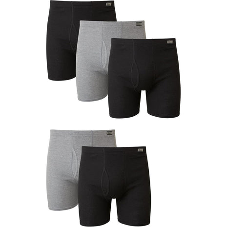 Hanes mens Tagless Comfortsoft Waistband - Multiple Packs Available Boxer Briefs, 6 Pack Assorted, Large US