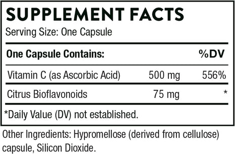 THORNE - Essential Vitamins Bundle: Vitamin C & D-5000 Complex - Immune, Bone Health, and Energy Support - 60 to 90 Servings