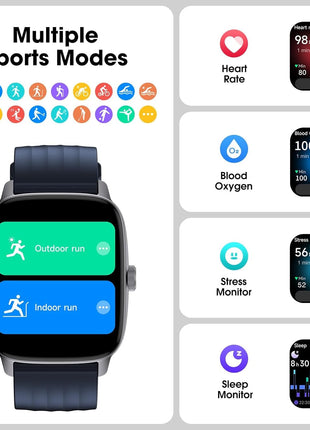 DAVIKO Pedometer Watch Senior Friendly No App/Phone Required, Waterproof Fitness Tracker Watch with Step Counter Calories/Sleep Tracker for Walking Running for Men Women