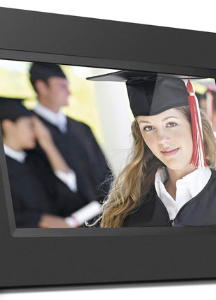 Aluratek 7 Inch LCD Digital Photo Frame with Auto Slideshow Using USB & SD/SDHC (ADPF07SF) – Black