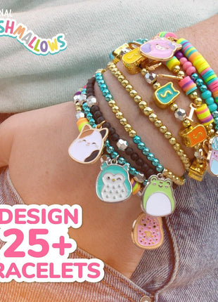 Original Squishmallows Bracelet Design Set, Cute & Friendship Bracelet Kit, Jewelry Making Kit, Charm Bracelet Making Kit, Beading & Jewelry Making, Friendship Bracelet Making Kit