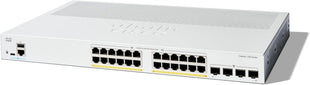 Cisco Catalyst 1300-24P-4G Managed Switch, 24 Port GE, PoE, 4x1GE SFP, Limited Lifetime Protection (C1300-24P-4G)