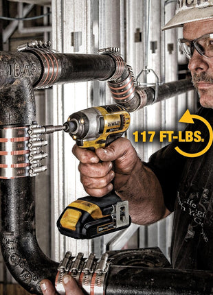 DEWALT 20V MAX Cordless Drill and Impact Driver, Power Tool Combo Kit , Includes 2 Batteries, Charger and Bag (DCK240C2)