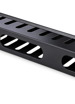 StarTech.com Horizontal 1U Server Rack Cable Management Finger Duct w/ Cover - 19 inch Network Rack Wire Duct Raceway Panel - Slotted Wire Duct (CMDUCT1UX)