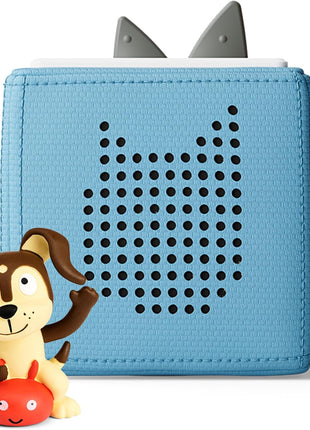 Toniebox 1 Audio Player Starter Set with Playtime Puppy - Listen, Learn, and Play with One Huggable Little Box - Light Blue