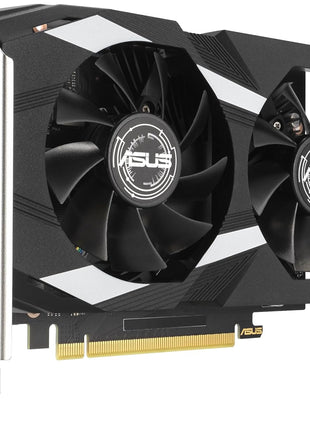 ASUS Dual NVIDIA GeForce RTX 3050 6GB GDDR6 OC Edition Gaming Graphics Card - PCIe 4.0, HDMI 2.1, DisplayPort 1.4a, 2-Slot Design, Axial-tech Fan Design, Steel Bracket, 3 Year Warranty