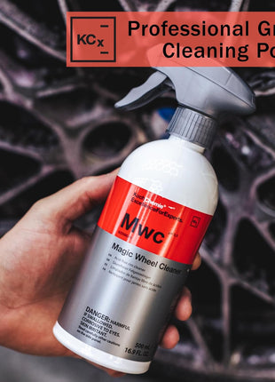 KOCHCHEMIE Magic Wheel Cleaner - Powerful Rim and Rim Well Cleaner; Acid Free, Dissolves Iron Particles Using Visible Red Discoloration, Excellent Adhesion and Viscosity (500 milliliters)