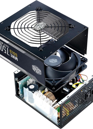 Cooler Master MWE Gold 750 V2 Power Supply, Fully Modular | Certification Cybenetics Gold & Noise Standard +, 80 PLUS Gold, 750W, Semi-Fanless Low Noise, Fully Modular