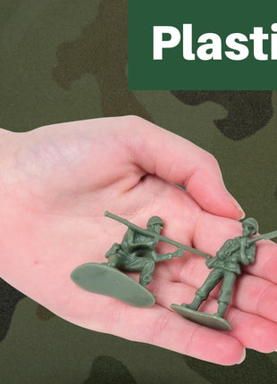 U. S. Toy DELUXE BAG OF CLASSIC TOY GREEN ARMY SOLDIERS - 36 Pc. (USTVL47)