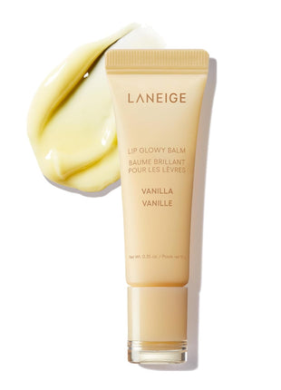 LANEIGE Lip Glowy Balm: Sheer Tinted Lip Treatment Balm Tube with Shea & Murumuru Butters for Hydrating, Moisturizing, Glossy, Non-Sticky Shine, Berry | Korean Skin Care