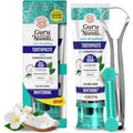 GuruNanda Hydroxyapatite Toothpaste, SLS & Fluoride Free, Whitening Toothpaste - Freshens Breath, Fights Plaque - Natural CocoMint Jasmine Neem, 4.2oz