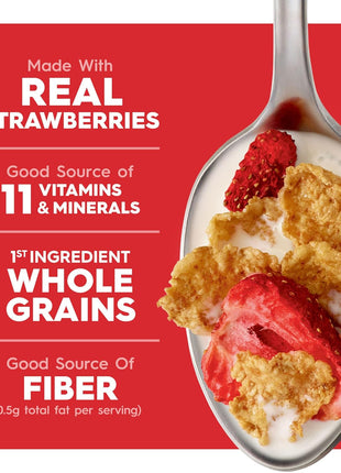 Kellogg's Special K Breakfast Cereal, Family Breakfast, Fiber Cereal, Giant Size, Red Berries, 19.2oz Box (1 Box)