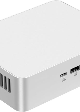 ASUS NUC 15 Pro+ Barebones Mini PC with Intel Series 2 Core Ultra 7 255H, up to 96GB DDR5 RAM, Dual Storage, ThunderboltTM 4, Wi-Fi 7 & Bluetooth 5.4, Toolless Silver Aluminum Chassis, with VESA Mount