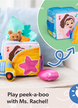 Ms. Rachel Surprise Learning Box with 6 Educational & Developmental Toys | 6 Soft Accessories & Interactive Scenes, Develops Fine Motor Skills, Baby Toys for Girls & Boys Ages 3 Months to 2+