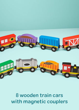 Melissa & Doug 5186 Wooden Train Cars Train