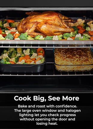 Kenmore 5.2 cu ft. Rear Control Electric Range - Stainless Steel | 4 Cooktop Elements - Steam Clean Oven & Hidden Bake for Easy Cleaning - Ultra-Durable Chrome Racks & Storage Drawer