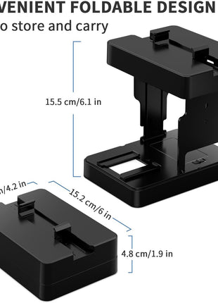 Mobile Film Scanner 35mm, Positive Slide & Negative Scanner Photo Scanner Converts 35mm Slides & Negatives to Digital Photos (2AA Batteries Included)