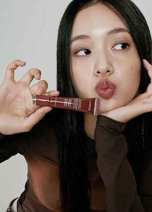 Laneige Glaze Tin Trip Serum, Peach Glaze, 0.4 oz (12 g), Lip Balm, Lip Mask, Moisturizer, Korea