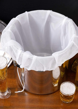 Brew Bags Reusable 3 Pack, Extra Large 26"x22" Fine Mesh Strainer Bag for Home Brewing Hops Grains Wine Beer Making Drawstring Straining Brew in a Bag