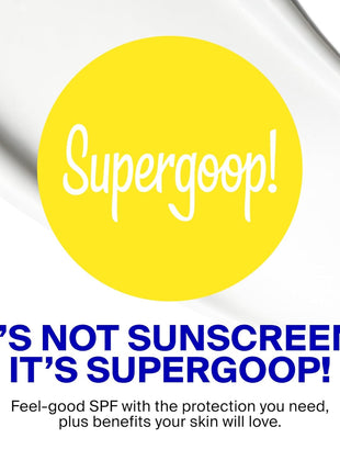 Supergoop! Unseen Sunscreen - Clear & Invisible Face Sunscreen + Broad Spectrum + Makeup-Gripping Primer - Weightless, Scentless, Oil Free - For All Skin Types & Tones