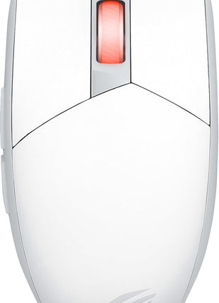 ASUS ROG Strix Impact III Wireless Gaming Mouse, 57 G Lightweight, 36K DPI Sensor, Bluetooth & 2,4GHz RF, ROG SpeedNova, Up to 618hrs Battery Life, Replaceable Switches, ROG Omni Receiver, White