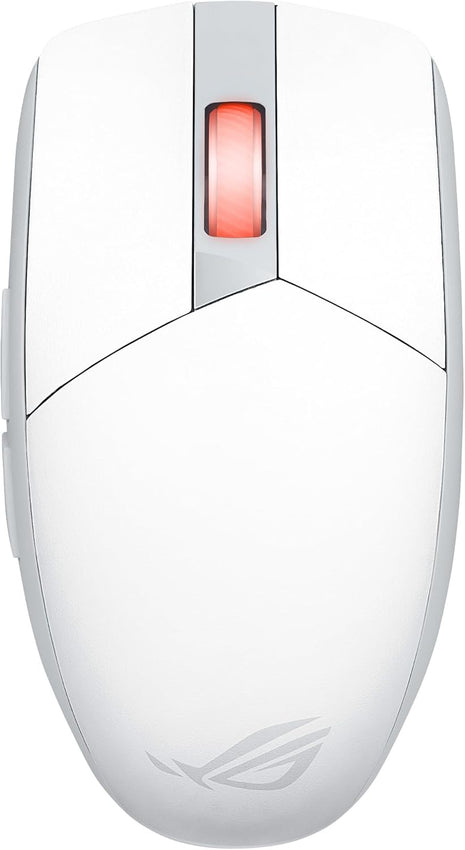 ASUS ROG Strix Impact III Wireless Gaming Mouse, 57 G Lightweight, 36K DPI Sensor, Bluetooth & 2,4GHz RF, ROG SpeedNova, Up to 618hrs Battery Life, Replaceable Switches, ROG Omni Receiver, White