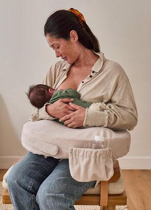 My Brest Friend Deluxe Nursing Pillow Cover - Slipcovers for Baby - Adjustable Fit, Easy Care, Durable - Nursing Pillow Not Included, Soft Sand