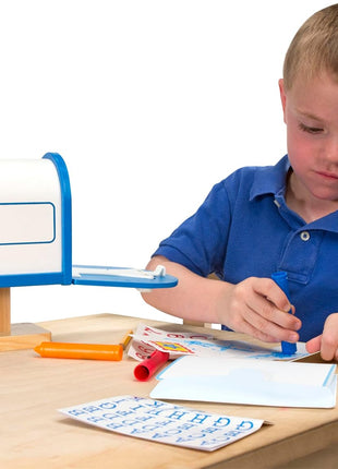 Melissa & Doug My Own Wooden Mailbox Activity Set and Educational Toy