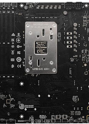 MSI B650M Project Zero Gaming Motherboard (AMD Ryzen 9000/8000/7000 Series Processors, AM5, DDR5, PCIe 4.0, M.2 Slots, SATA 6Gb/s, USB 3.2 Gen 2, HDMI/DP, Wi-Fi 6E, Bluetooth 5.3, 2.5Gbps LAN, mATX)