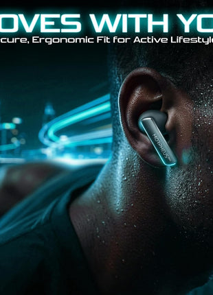 Pulse ANC Hybrid Wireless Earbuds, Twice Picks CES 2024 Award Audio, Bluetooth 5.3, Hi-Res 96kHz/24-bit, 10mm Graphene Drivers, 40H Playtime, IPX6