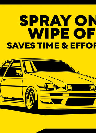 Meguiar's Quik Wax, Spray Wax for Car Detailing that Creates a Deep Shiny Look, Can Be Applied to Wet or Dried Paint and In Direct Sunlight, Moisture Rolls Off Waxed Paint, 24 Oz