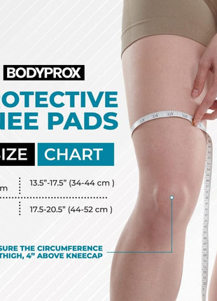 Bodyprox Protective Knee Pads, Thick Sponge Anti-slip, Collision Avoidance Knee Sleeve