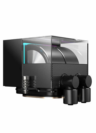 CPS All-in-One Water Cooling Cooler  inchDS360 BK inch 360mm Radiator with Digital Display Dual Chamber Structure