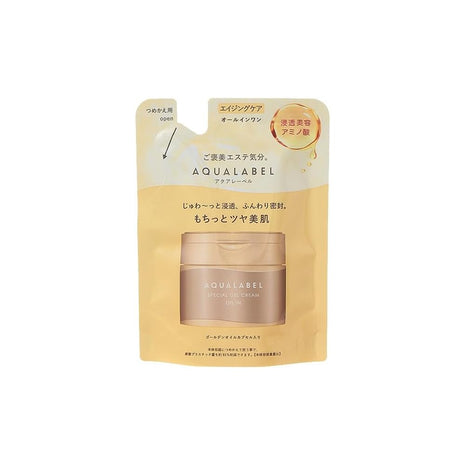 Shiseido Aqua Label Aqua Label Special Gel Cream, EX, Oil-in, Refill, 2.8 oz (81 g), All-in-One Cosmetics