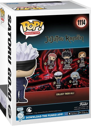 Funko POP! Animation: Jujutsu Kaisen (JJK) - Gojo | Official Anime Merch - Collectable Vinyl Figurine for Shelf Display - Birthday Gift Idea for Fans and Collectors