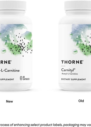 THORNE - Antioxidant Nerve Support Duo - Alpha-Lipoic Acid & Acetyl-L-Carnitine Bundle - 60 Servings