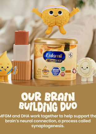 Enfamil, NeuroPro Baby Formula, Brain Building Duo DHA and Mfgm, Exclusive Immune Supporting HuMO6 Blend, Powder Infant Formula, Baby Milk, 20.7 Ounce