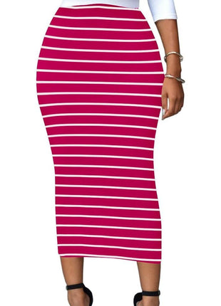 Eiffel Women's Sexy High Waist Bodycon Party Club Maxi Long Pencil Skirt Black
