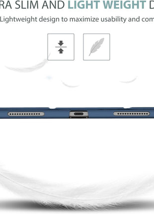 ProCase Smart Case for iPad Air 11-inch M4/M3/M2 & Air 10.9 5th/4th Gen | Hard Back Cover with Auto Sleep/Wake, Slim Lightweight Case for iPad Air 11" 2026/25/24 & 10.9" 2022/2020-Navy