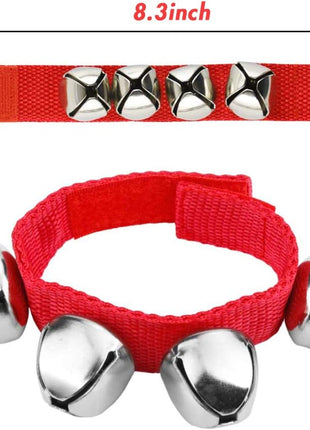 POPLAY 6 PCS Percussion Instruments, Wrist Bells Jingle Bells Musical Rhythm Toys