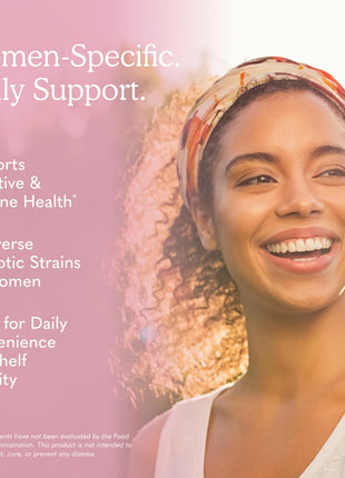 Garden of Life Once Daily Dr. Formulated Probiotics for Women 50 Billion CFU 16 Probiotic Strains with Organic Prebiotics for Digestive, Vaginal & Immune Health, Dairy Free, Shelf Stable 30 Capsules