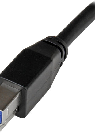 StarTech.com 5m 15 ft Active USB 3.0 (5Gbps) USB-A to USB-B Cable - M/M - USB A to B Cable - USB 3.2 Gen 1, TAA (USB3SAB5M)