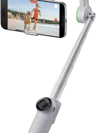 Insta360 Flow 2 Pro Grey- AI-Powered Smartphone Stabilizer, Auto Tracking Phone Gimbal, 200+ App Tracking with Apple DockKit, 3-Axis Stabilization, Built-in Tripod/Selfie Stick, Portable & Foldable