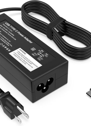 GKLSPL 65W USB C Laptop Charger Compatible with Dell Laptop and More USB Type C Power Adapter